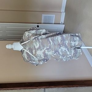 Camo hoodie and shorts lounge set